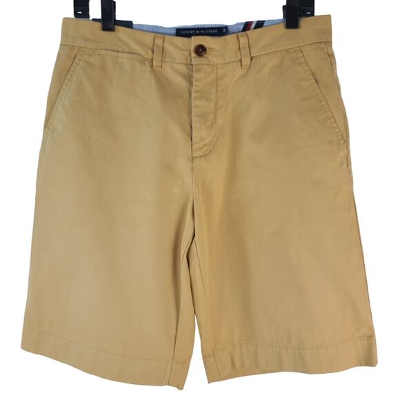 Tommy Hilfiger Light Butterscotch Yellow Men's Classic Fit shorts size 31 NEW - Picture 1 of 4